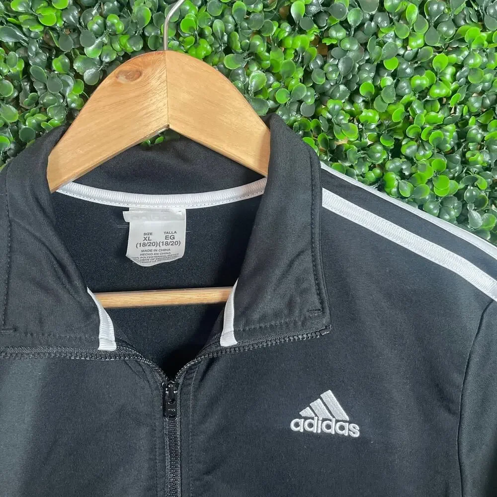 Adidas, Youth Size XL, Jacket black,